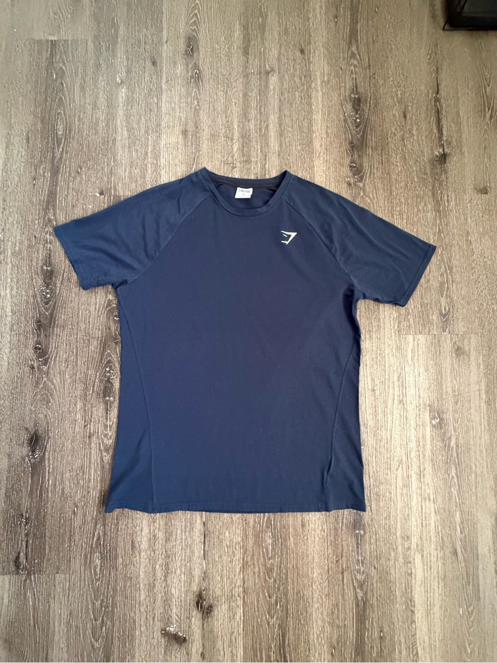 Gymshark Menโs Navy Short-Sleeve Training Tee